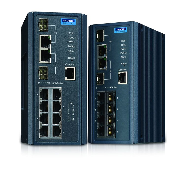 Advantech Stellt IXM Supporting Managed Switch Vor